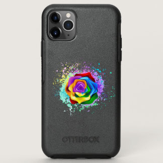 Colorful Rainbow Rose OtterBox Symmetry iPhone 11 Pro Max Case