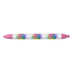Colorful Rainbow Rose Pen