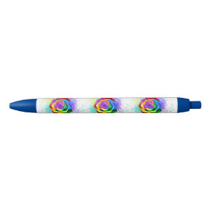 Colorful Rainbow Rose Pen