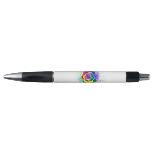 Colorful Rainbow Rose Pen