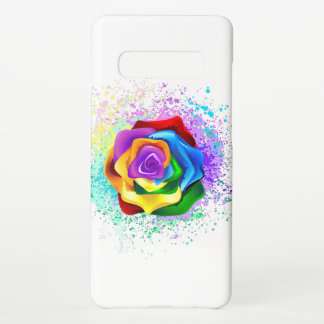 Colorful Rainbow Rose Samsung Galaxy S10  Case