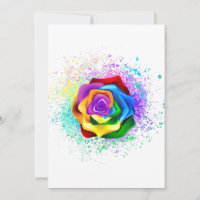 Colorful Rainbow Rose