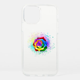 Colorful Rainbow Rose Speck iPhone 12 Case
