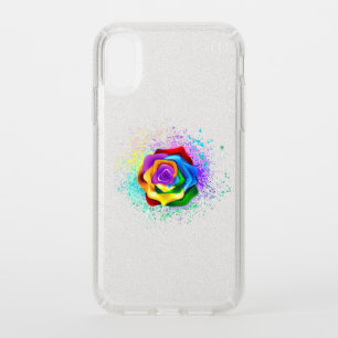 Colorful Rainbow Rose Speck iPhone XR Case