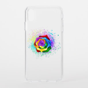 Colorful Rainbow Rose Speck iPhone XS Max Case