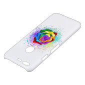 Colorful Rainbow Rose Uncommon Google Pixel Case (Top)