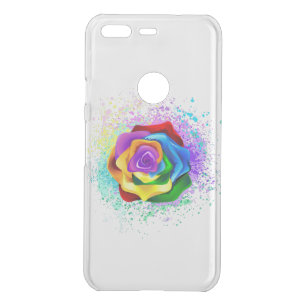 Colorful Rainbow Rose Uncommon Google Pixel Case