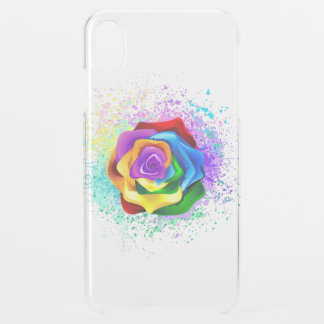 Colorful Rainbow Rose iPhone XS Max Case