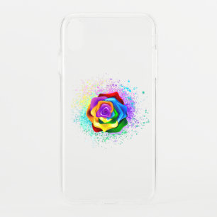 Colorful Rainbow Rose iPhone XS Max Case