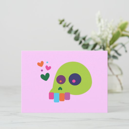 Colorful Rainbow Skull (Standing Front)