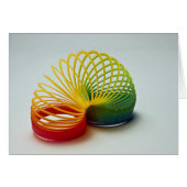 Colorful Rainbow slinky toy for kids (Front Horizontal)