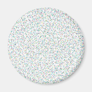 Colorful Rainbow Speckled Dots Magnet
