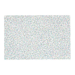 Colorful Rainbow Speckled Dots Placemat
