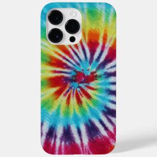 Colorful Rainbow Spiral Tie Dye Case-Mate iPhone 14 Pro Max Case