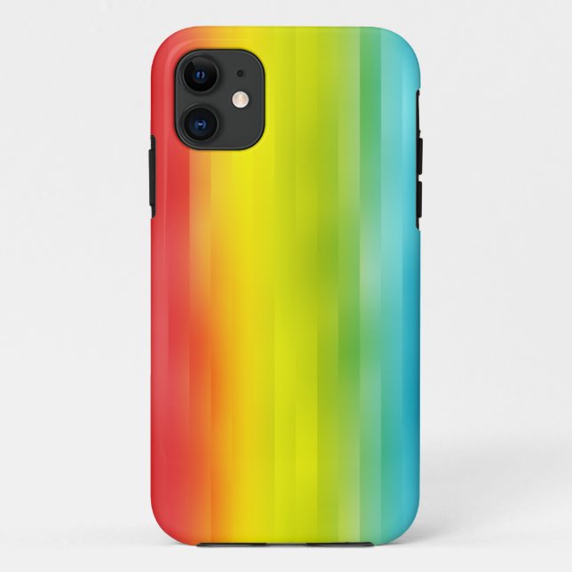 Colorful Rainbow Stripes iPhone 5/5S Case (Back)
