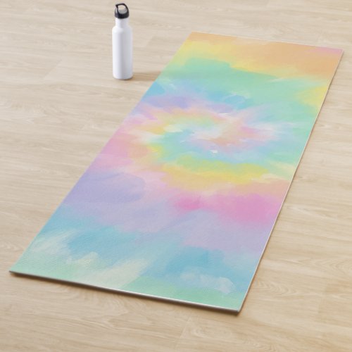 Colorful Rainbow Tie Dye Yoga Yoga Mat
