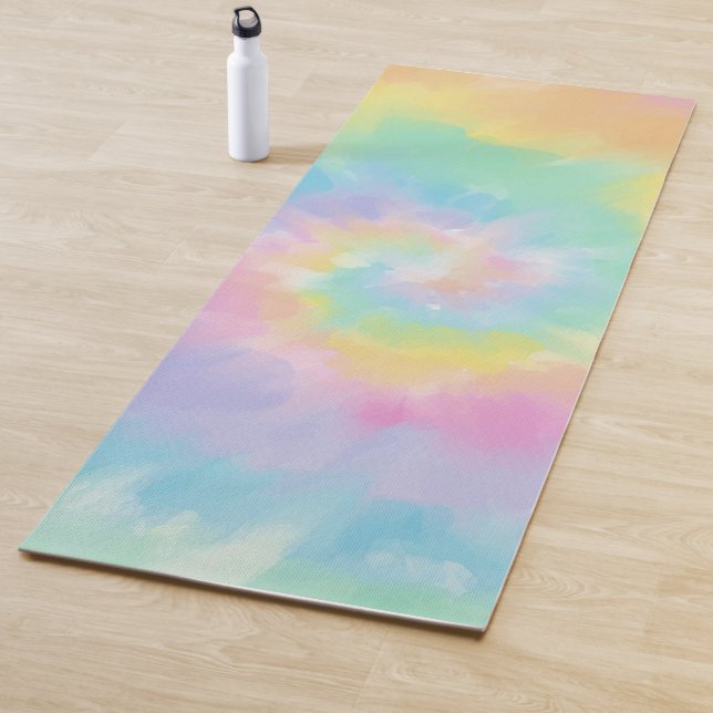 Colorful Rainbow Tie Dye Yoga Yoga Mat (In Situ)