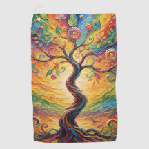 Colorful Rainbow Tree Abstract