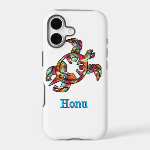 Colorful Rainbow Tribal Hawaiian Sea Turtle Case-M iPhone 17 Case