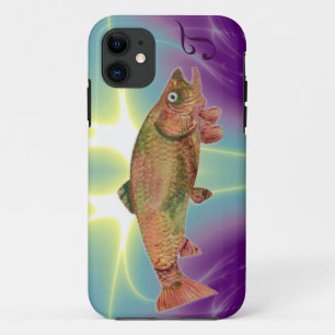 COLORFUL RAINBOW TROUT Monogram iPhone 11 Case