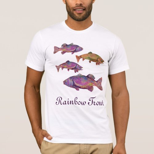 COLORFUL RAINBOW TROUT T_Shirt