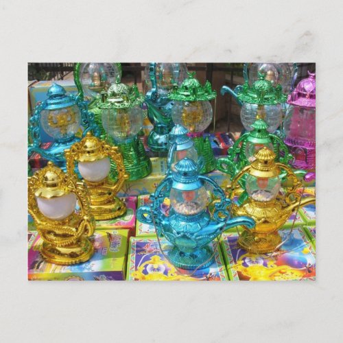 Colorful Ramadan Lantern Postcard