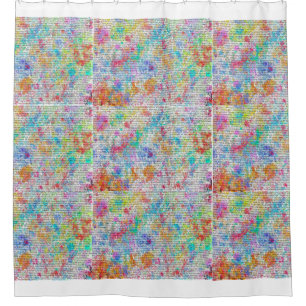 Colorful Ramblings, the shower curtain