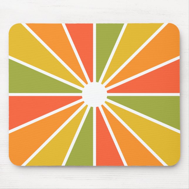 Colorful Rays mousepad, customizable Mouse Pad (Front)