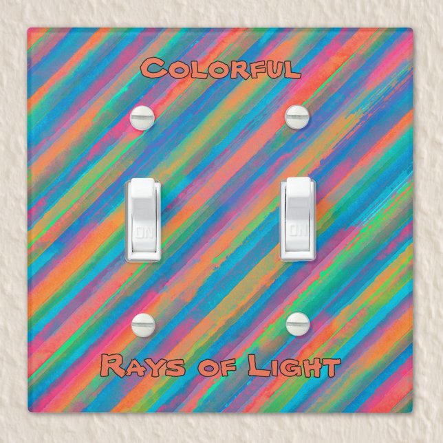 Colorful Rays of Light Switch Cover (Creator Uploaded)