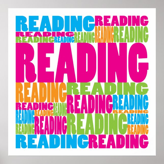 Colorful Reading Poster (Front)