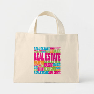 Colorful Real Estate Mini Tote Bag