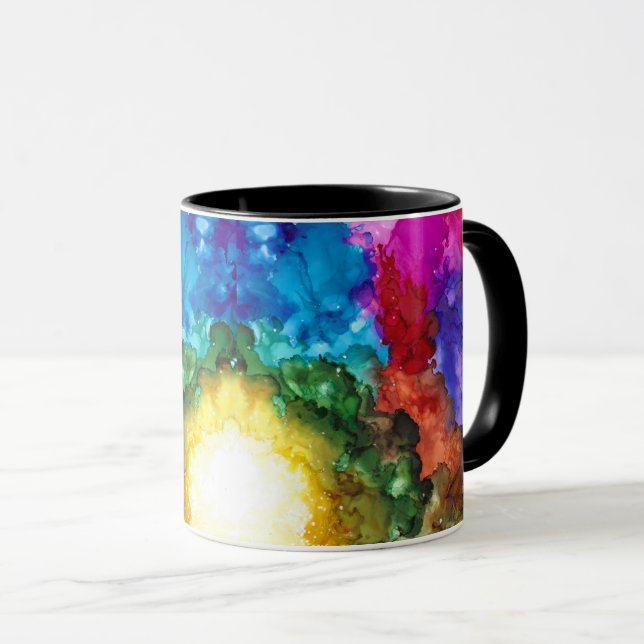 Colorful Reality of Life Mug (Front Right)