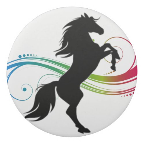 Colorful Rearing Horse Eraser