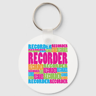 Colorful Recorder Keychain