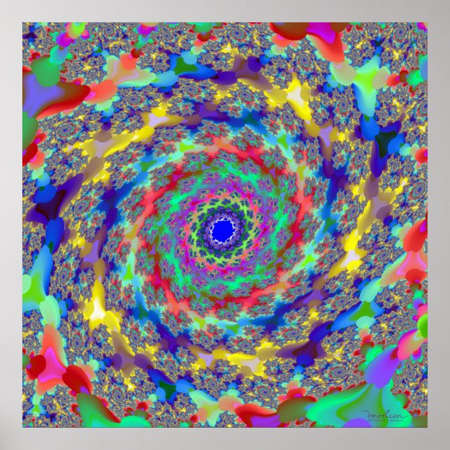 Colorful Recreation of Universe Poster (Front)