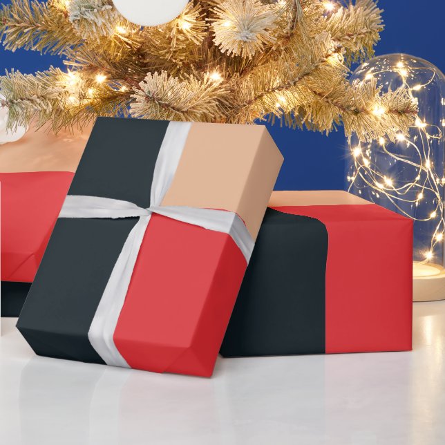 Colorful rectangle and squares pattern wrapping paper (Holidays)