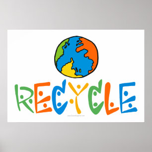 Colorful Recycle Poster