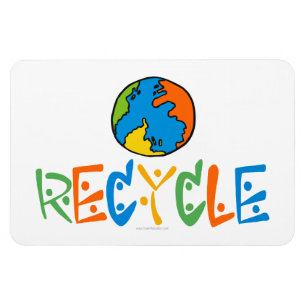 Colorful Recycling Magnet
