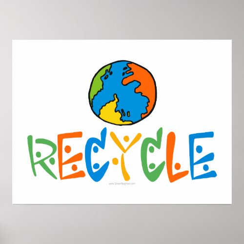 Colorful Recycling Poster