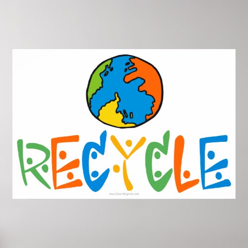 Colorful Recycling Poster