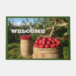 Colorful Red Apple Harvest Doormat at Zazzle