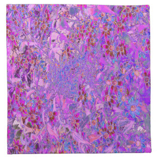 Colorful, Red, Magenta, Blue, Wildflowers, purple, Cloth Napkin