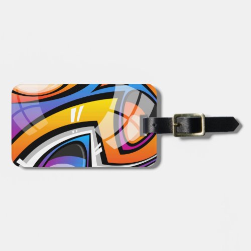 Colorful Reflection Luggage Tag