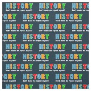 Colorful Repeat History Fabric