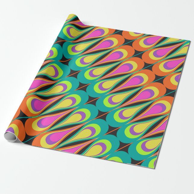 Colorful repeating diagonal pattern.abstract, art, wrapping paper (Unrolled)