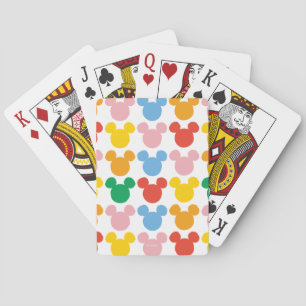 Colorful Repeating Logo Playing Cards