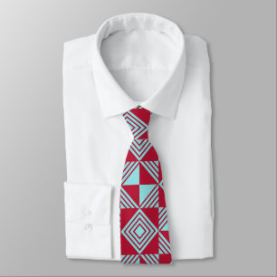 Colorful Retirement Gifts For Men Geometric Neck Tie
