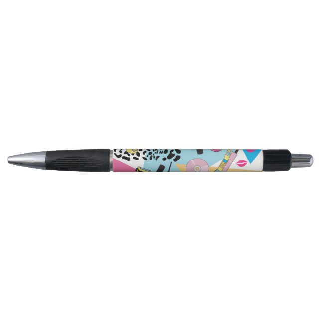 Colorful Retro 1990's Nineties Pattern Pen (Front)