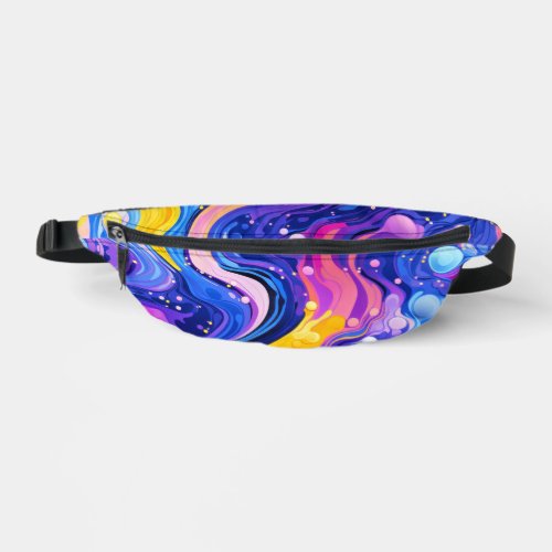 Colorful Retro Abstract Pattern Fanny Pack