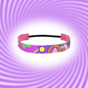 Colorful Retro  Athletic Headband
